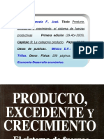 Valenzuela F Jose Producto Excedente y Crecimiento Cap 5 La Categoria Producto