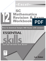 Year 12-Maths 2 Unit Resources - Excel Revision Exam Workbook