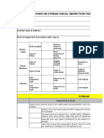 Visual Inspection - Centrifugal Pump