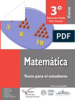 Matematica 3º 2016 para MEC