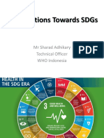 Who Actions Towards SDGS: MR Sharad Adhikary Technical Officer Who Indonesia