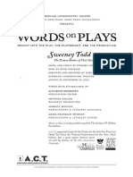 Sweeney Todd Words On Plays (2007) PDF