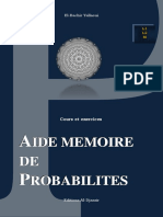 Aide Mémoire de Probabilités