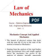 Chapter 2 - Law of Mechanics