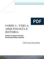 SARHUA - ZÁRUA ARQUEOLOGÍA E HISTORIAl