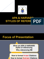 Apa Harvard PPT 2014