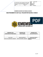 E-ppry-An 003 Mantenimiento de Faja Transportadora Cvb027