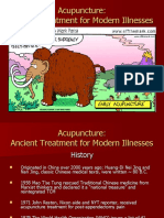 Acupuncture: Ancient Treatment For Modern Illnesses