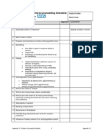 Appendix 10 - Warfarin Counselling Checklist