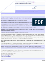 ASME Section 1 and Pressure Equipment Directive