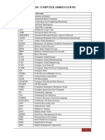 ICT - Basic Abbreviations