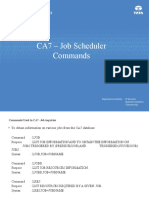 CA7 - Job Scheduler Commands