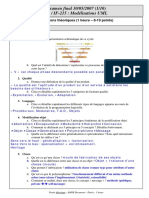 (IF215) UML Mod Lisation Des Traitements - Test Et Corrig - 2007