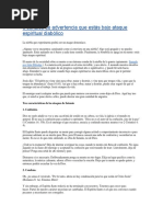 3 Señales de Advertencia Que Estás Bajo Ataque Espiritual Diabólico