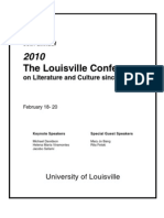 The Louisville Conference: On Literature and Culture Since 1900