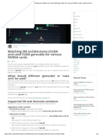 Matching SM Architectures (CUDA Arch and CUDA Gencode) For Various NVIDIA Cards - Blame Arnon