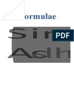 Traffic Engineering Formulae