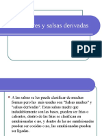 Salsas Madres y Salsas Derivadas