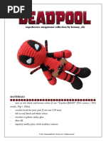 Deadpoolamigurumipatternbyksunny Shi PDF