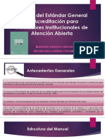 Manual Del Estándar General de Acreditación