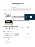 Examen Mensual de Matematica 