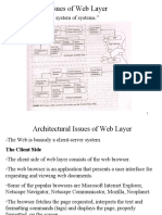 Architectural Issues of Web Layer: "The Web Is Really A System of Systems."