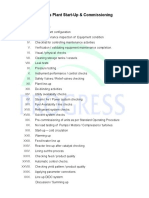 Process Plant Start-Up & Commissioning