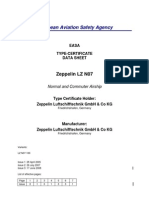 EASA ZeppelinNT LZ N07-100 Type Certificate