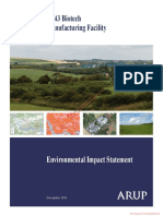 IE 43 Biotech Manufacturing Facility: Environmental Impact Statement