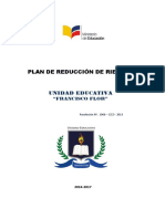 Plan de Reduccion de Riesgos U. E. Francisco Flor 2016-2017