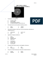 SMK Chung Cheng SPM Biology Trials (Paper 1)