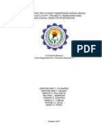 Factors Affecting Student Absenteeism in Atty. Orlando S. Rimando National High School