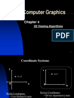 Computer Graphics: 2D Viewing Algorithms