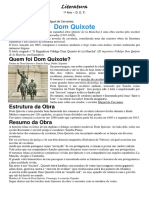 Dom Quixote - Análise Da Obra - Resumo