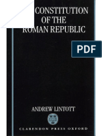 Andrew Lintott The Constitution of The Roman Republic