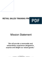 Retail Training Module