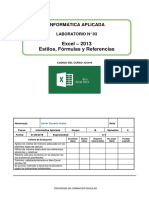 Lab 03 - Estilos, Fórmulas y Referencias