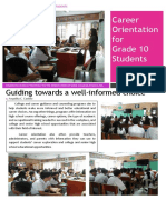 Career Orientation For Grade 10 Students: Guiding Towards A Well-Informed Choice