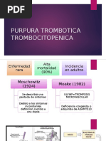 Purpura Trombotica Trombocitopenica