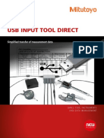 Mitutoyo - System Przenoszenia Danych USB Input Tool Direct USB-ITN - PRE1343 - 2014 EN