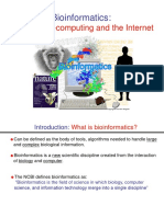 Bioinformatics:: Guide To Bio-Computing and The Internet