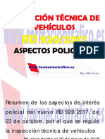 ITV 920-17 Aspectos Policiales