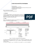 Exemplo Uma Viga Isostática Protendida 11nov