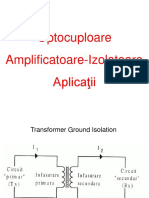 Optocuploare Amplificatoare-Izolatoare Aplicaţii