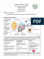 Estructura Atómica - Descubrimiento de Las Partículas Fundamentales Del Átomo