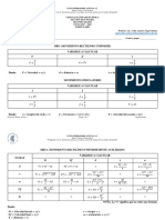 Formulario - Mru, Mrua, Caída Libre, Movimiento Ondulatorio