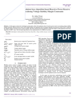 Self-Adaptive Multi-Population Jaya Algorithm Based Reactive Power Reserve Optimization Considering Voltage Stability Margin Constraints