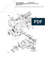 Power Shuttle, Pinion Cage, Output Shaft and Control Valve