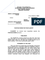 SAMPLE Position Paper Forcible-Entry