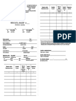 Formular Nr. 209e Buletin de Rezultate Analize